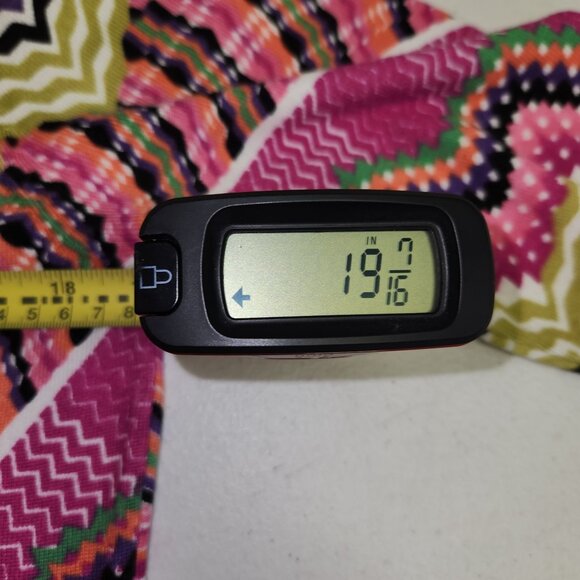 Joseph A. Womens L Multicolor Button-Front Knit Top Zigzag Pattern 3/4 Sleeves 2 - Picture 4 of 6